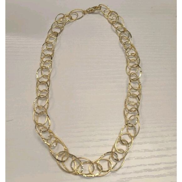 Lot Of 7 Gold Tone Jewelry 925 Sterling Silver 2 Necklaces 5 Pairs Earrings 165g - Picture 14 of 16